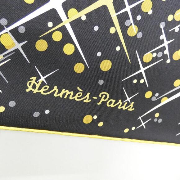 HERMES Authentic Black Scarf - Picture 2 of 5